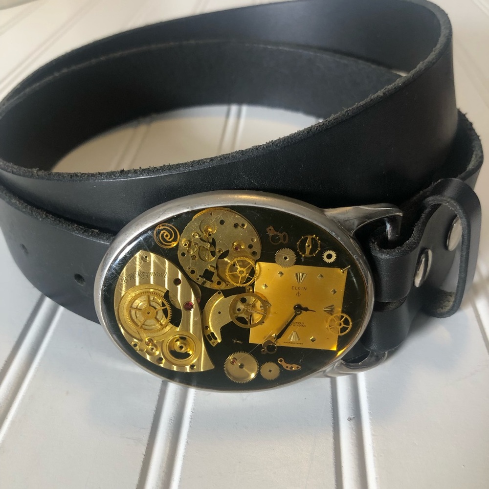 Von West Watch Parts Buckle and Leather Belt